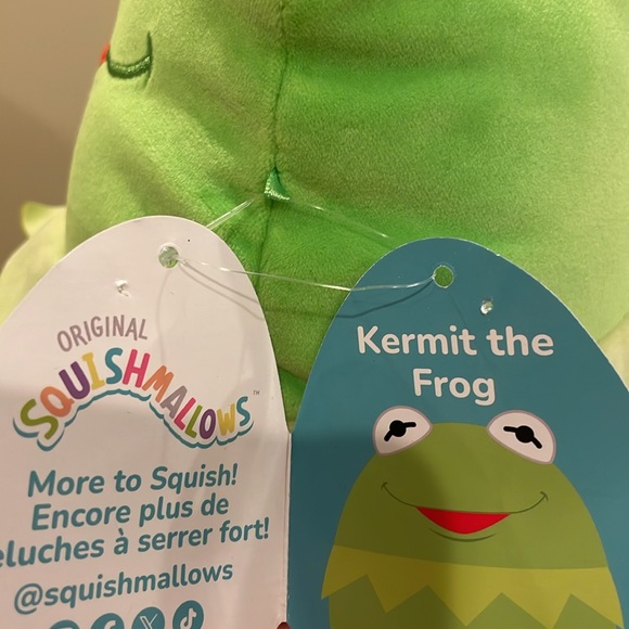 NWT 10” Disney The Muppets Kermit the Frog 🐸Squishmallow - Picture 4 of 4